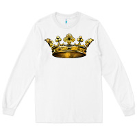 White crown Long Sleeve Tee - BarkalooDesign