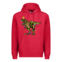 Cardinal tree rex christmas Premium Hoodie - Zillion Design Studio