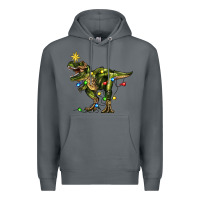 Rock tree rex christmas Premium Hoodie - Zillion Design Studio