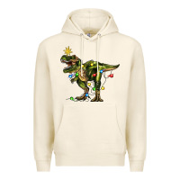 Tofu tree rex christmas Premium Hoodie - Zillion Design Studio