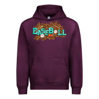 Mauve Wine baseball Urban Hoodie - texasbilliewilder