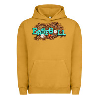 Pigment Peanut Butter baseball Urban Hoodie - texasbilliewilder