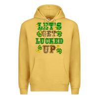 Antique Gold st patricks day lets get lucked up Premium Hoodie - RanaPortraitStore
