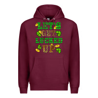 Burgundy st patricks day lets get lucked up Premium Hoodie - RanaPortraitStore