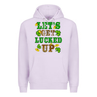 Lilac st patricks day lets get lucked up Premium Hoodie - RanaPortraitStore