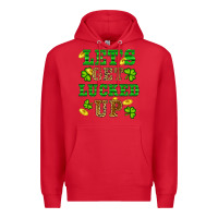 Red st patricks day lets get lucked up Premium Hoodie - RanaPortraitStore