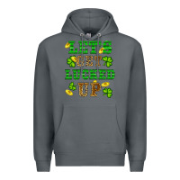 Rock st patricks day lets get lucked up Premium Hoodie - RanaPortraitStore