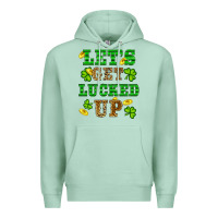 Seafoam st patricks day lets get lucked up Premium Hoodie - RanaPortraitStore