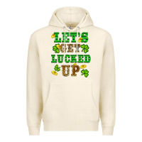 Tofu st patricks day lets get lucked up Premium Hoodie - RanaPortraitStore