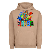 Pigment Burro support squad autism Urban Hoodie - Zillion Design Studio