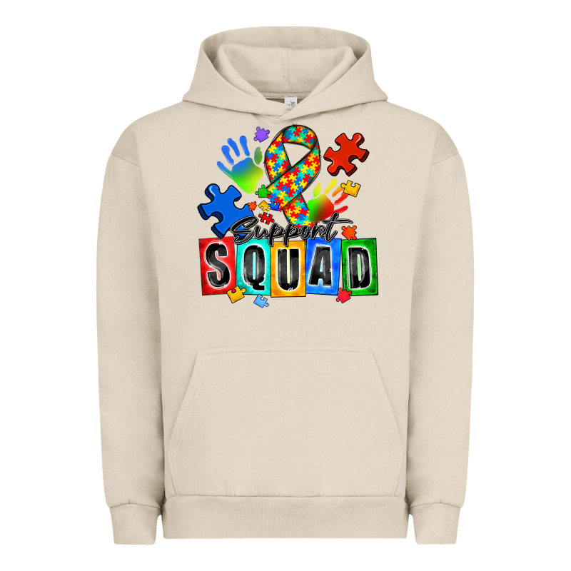 Support Squad Autism Urban Hoodie by Zillion Design Studio | Teevron
