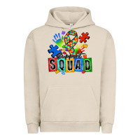 Pigment French Oak support squad autism Urban Hoodie - Zillion Design Studio