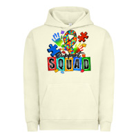 Pigment Pistachio support squad autism Urban Hoodie - Zillion Design Studio
