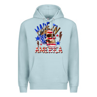Blue Mist made in america Premium Hoodie - texasbilliewilder