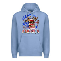 Colony Blue made in america Premium Hoodie - texasbilliewilder