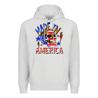 Dove Grey made in america Premium Hoodie - texasbilliewilder