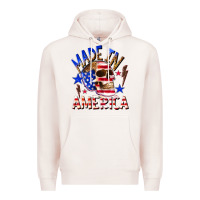 Pale Pink made in america Premium Hoodie - texasbilliewilder