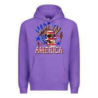 Purple made in america Premium Hoodie - texasbilliewilder