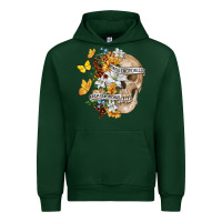 Forest Green Kinda Emotional Kinda Emotionless Urban Hoodie - RanaPortraitStore
