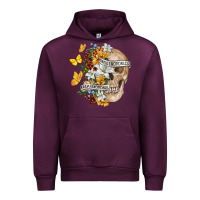 Mauve Wine Kinda Emotional Kinda Emotionless Urban Hoodie - RanaPortraitStore