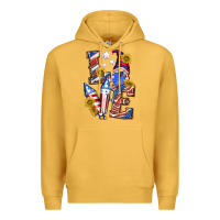 Mustard love 4th of july with gnome Premium Hoodie - texasbilliewilder