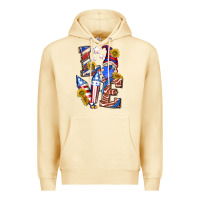 Pina Colada love 4th of july with gnome Premium Hoodie - texasbilliewilder