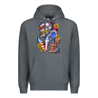 Love 4th Of July With Gnome Premium Hoodie | Teevron