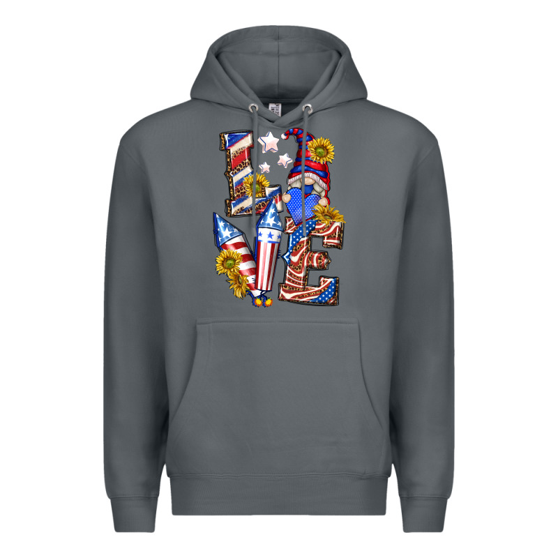 Love 4th Of July With Gnome Premium Hoodie by texasbilliewilder | Teevron