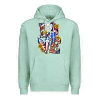 Seafoam love 4th of july with gnome Premium Hoodie - texasbilliewilder