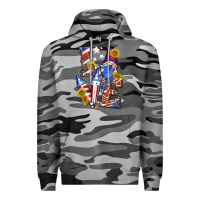 Slate Camo love 4th of july with gnome Premium Hoodie - texasbilliewilder