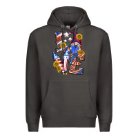 Smoke love 4th of july with gnome Premium Hoodie - texasbilliewilder