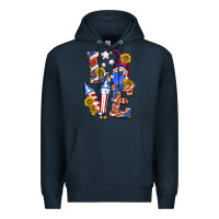 Navy love 4th of july with gnome Premium Hoodie - texasbilliewilder