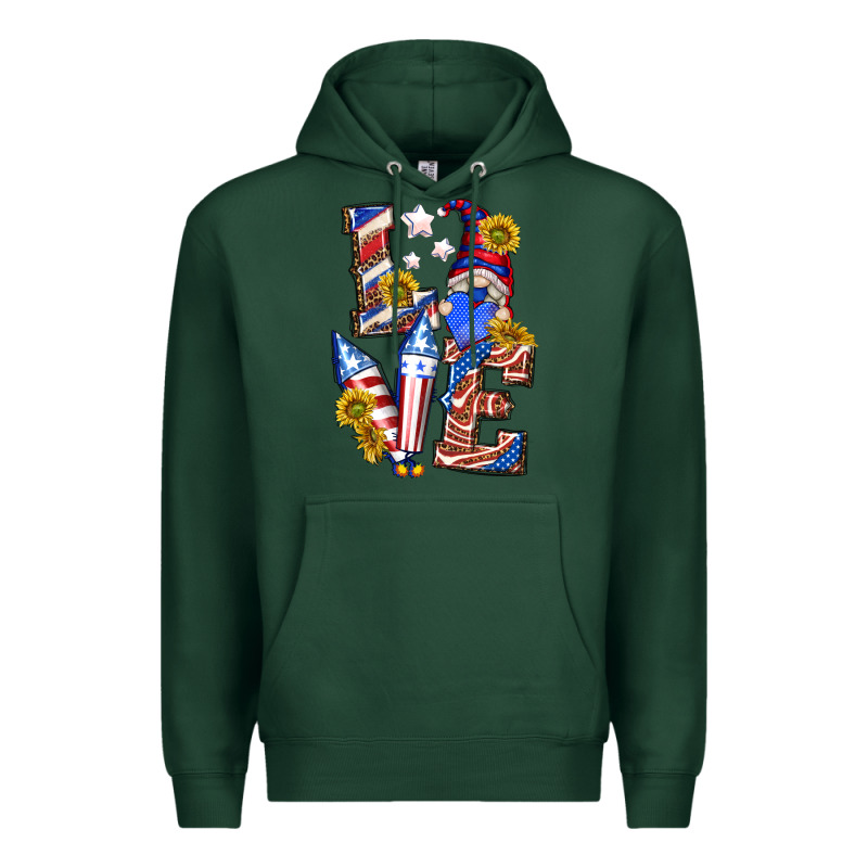 Love 4th Of July With Gnome Premium Hoodie by texasbilliewilder | Teevron