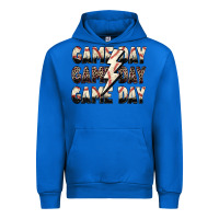 Cobalt game day game day baseball lightning bolt Urban Hoodie - Zillion Design Studio