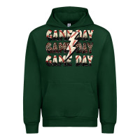 Forest Green game day game day baseball lightning bolt Urban Hoodie - Zillion Design Studio