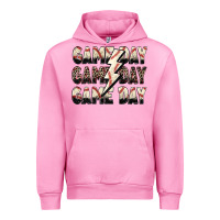 Fuchsia Pink game day game day baseball lightning bolt Urban Hoodie - Zillion Design Studio