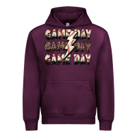 Game Day Game Day Baseball Lightning Bolt Urban Hoodie | Teevron