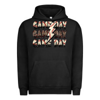 Pigment Black game day game day baseball lightning bolt Urban Hoodie - Zillion Design Studio