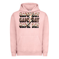 Pigment Salmon game day game day baseball lightning bolt Urban Hoodie - Zillion Design Studio