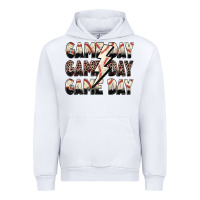 White game day game day baseball lightning bolt Urban Hoodie - Zillion Design Studio