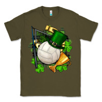 Army Green st.patrick's day volleyball Classic Tee - FaDigitalArtStudio