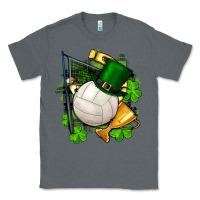 Charcoal Heather st.patrick's day volleyball Classic Tee - FaDigitalArtStudio