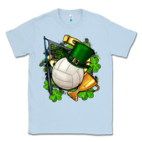Dusty Blue st.patrick's day volleyball Classic Tee - FaDigitalArtStudio