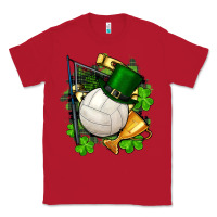 Red st.patrick's day volleyball Classic Tee - FaDigitalArtStudio