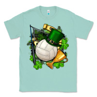Seafoam st.patrick's day volleyball Classic Tee - FaDigitalArtStudio