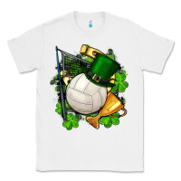White st.patrick's day volleyball Classic Tee - FaDigitalArtStudio