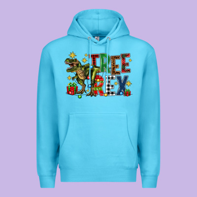 Tree Rex Coffee Drink Premium Hoodie Designed By Zillion Design Studio