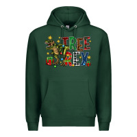 Sports Green tree rex coffee drink Premium Hoodie - Zillion Design Studio
