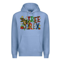 Colony Blue tree rex coffee drink Premium Hoodie - Zillion Design Studio