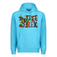Ocean Blue tree rex coffee drink Premium Hoodie - Zillion Design Studio